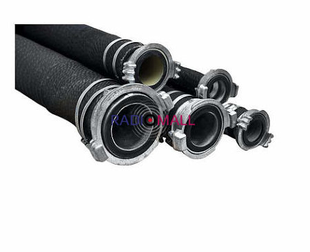 Рукав пожарный всасывающий гофрированный класс "В"  группа "1" 75мм с головками ГР-80 (4 хомута винтовых)